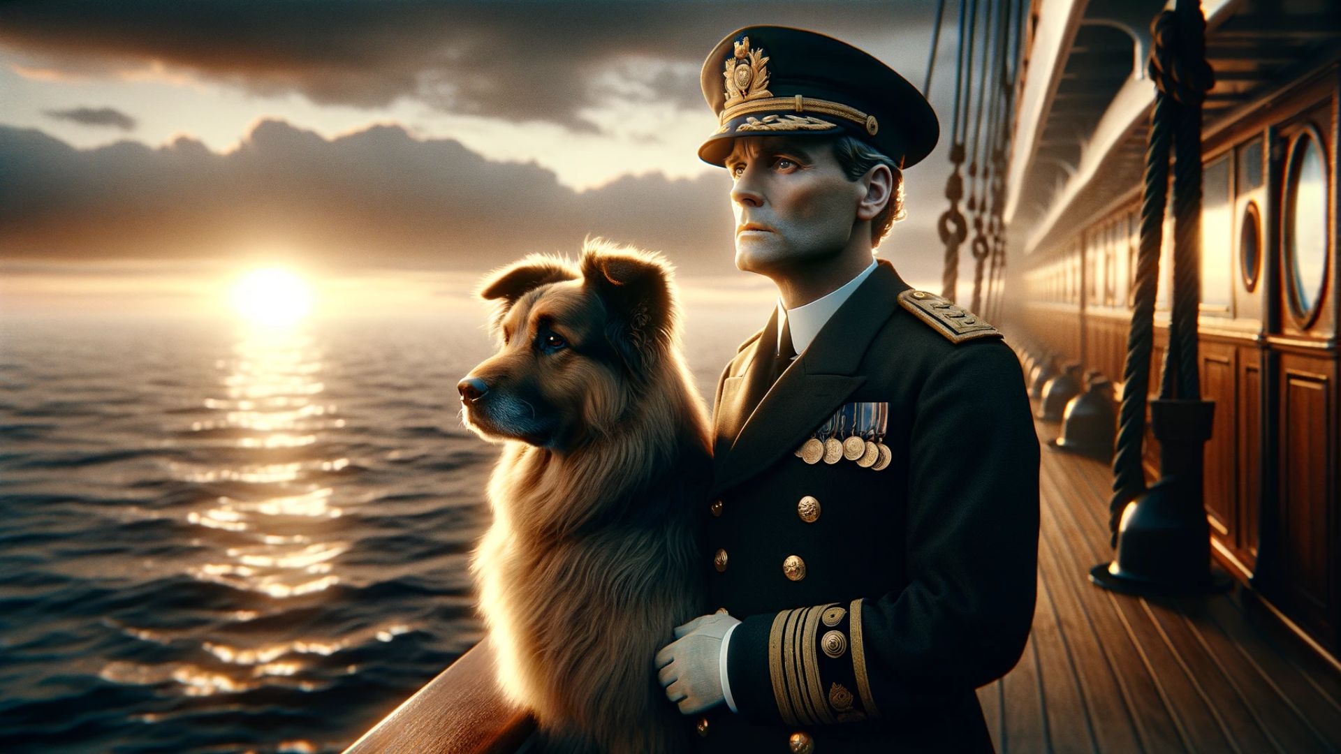 titanics Captain Smith and his dog